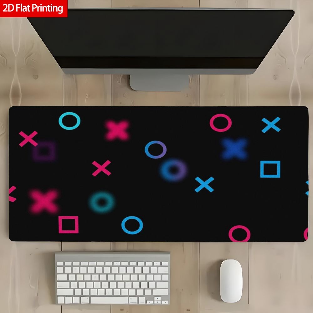 2D Flat Geometric Abstract Mouse Pad Gift for Home Back to School Dorm Office