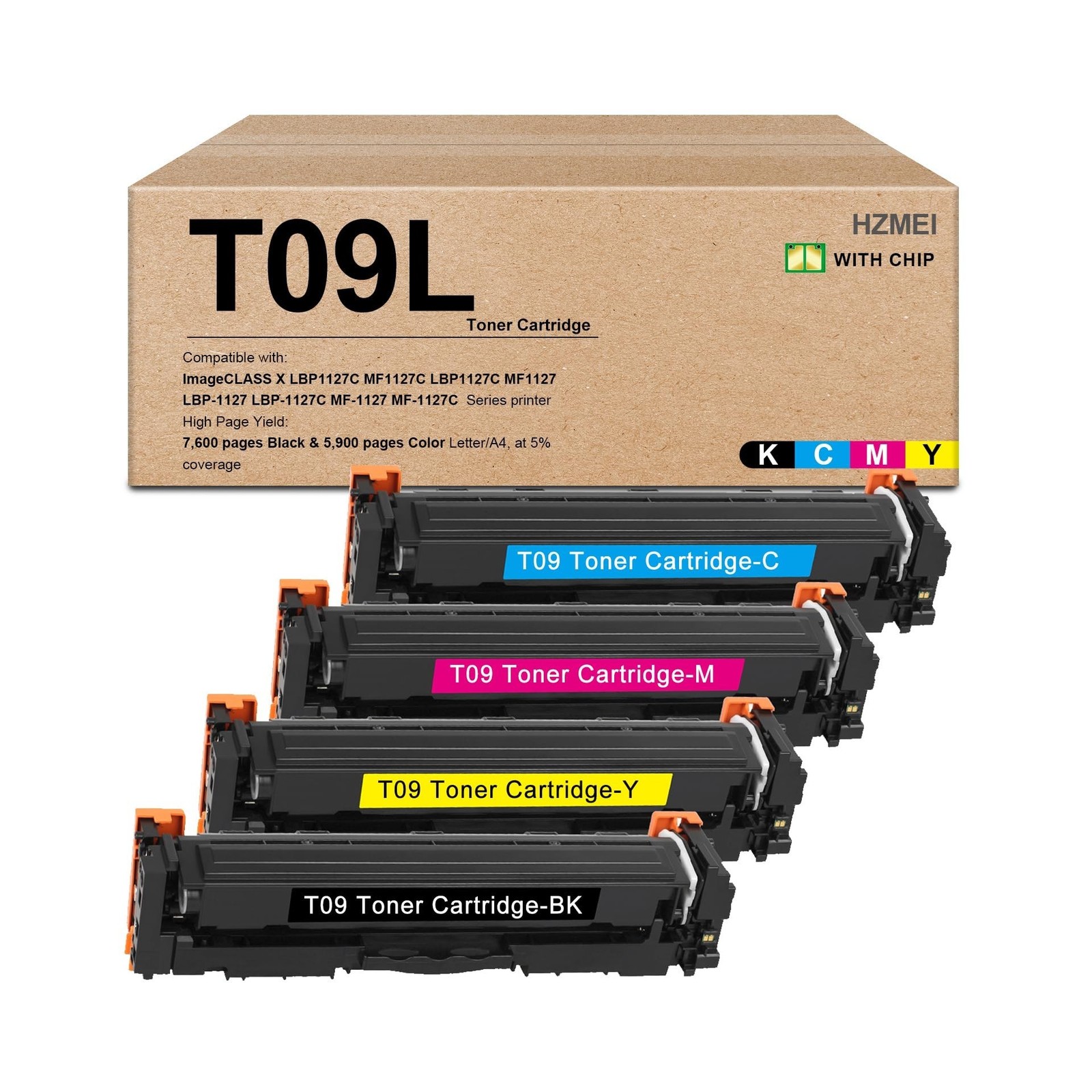 Extra High Capacity T09L T09 Toner Cartridges Compatible with Canon T09 Toner...