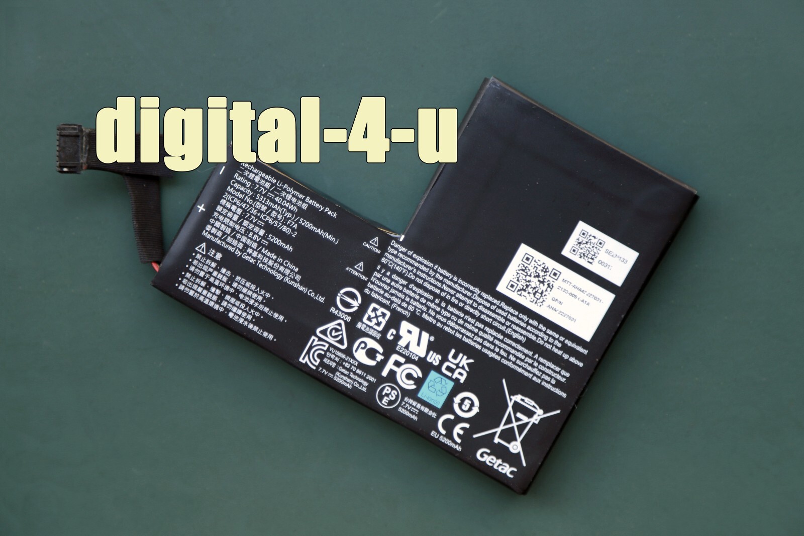 F7A Genuine Battery for Steam Deck Gaming Handheld 2(ICP6/48/36+ICP6/57/80)-2