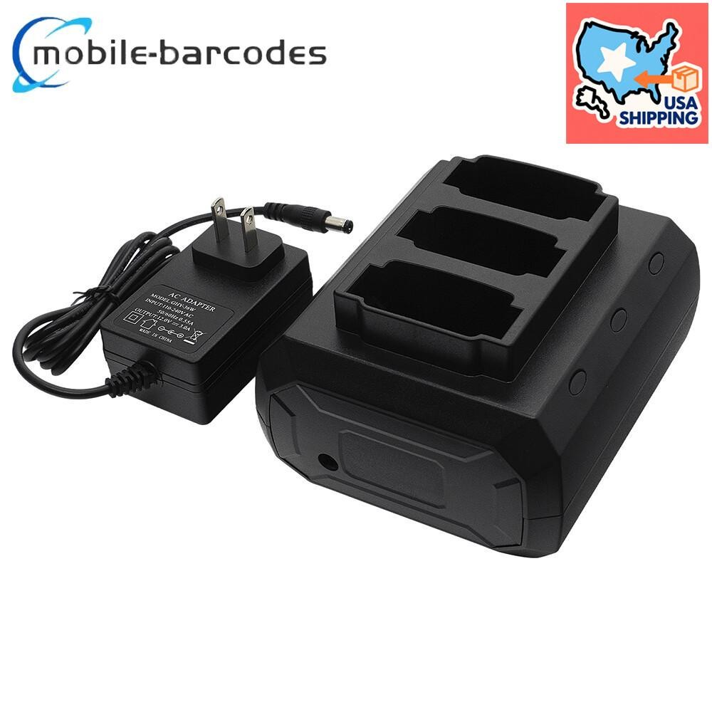 NEW 3-Slot Battery Charging Cradle For Zebra MC9300 MC930B Charger US SHIP