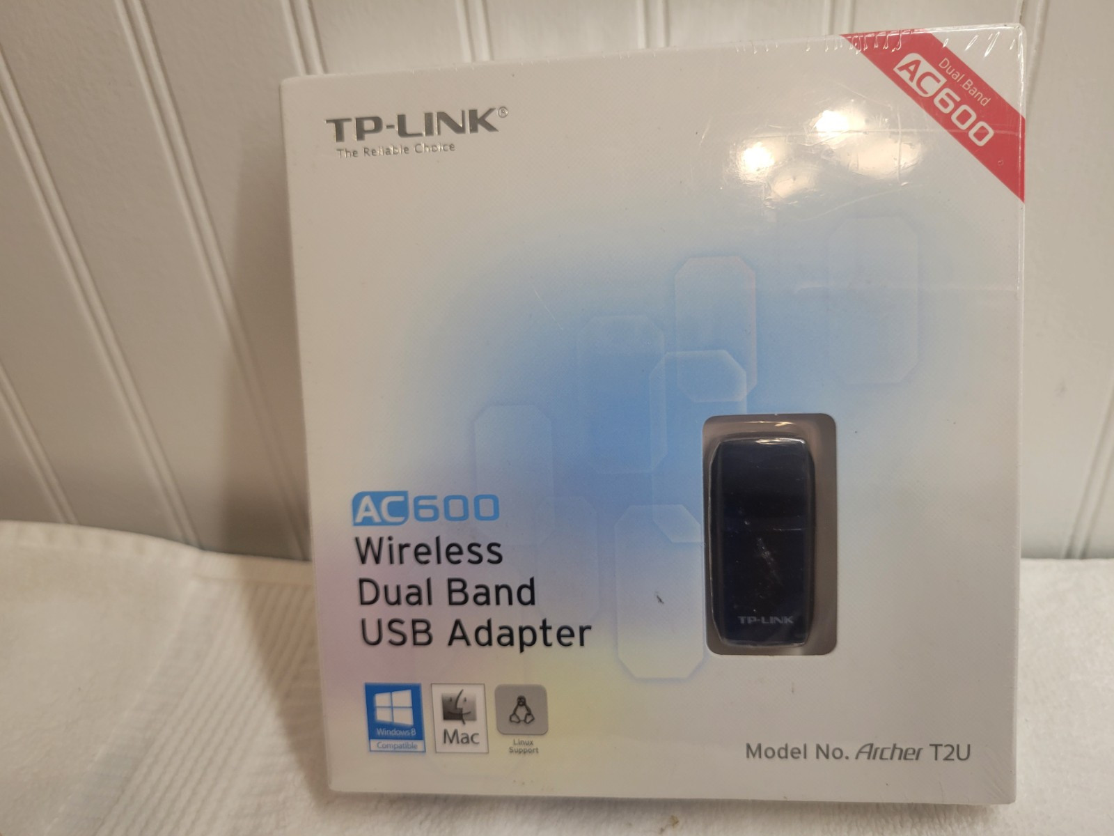 NEW TP-LINK AC600 Wireless Dual Band 2.4 +5 GHZ USB Adapter Model No. Archer T2U