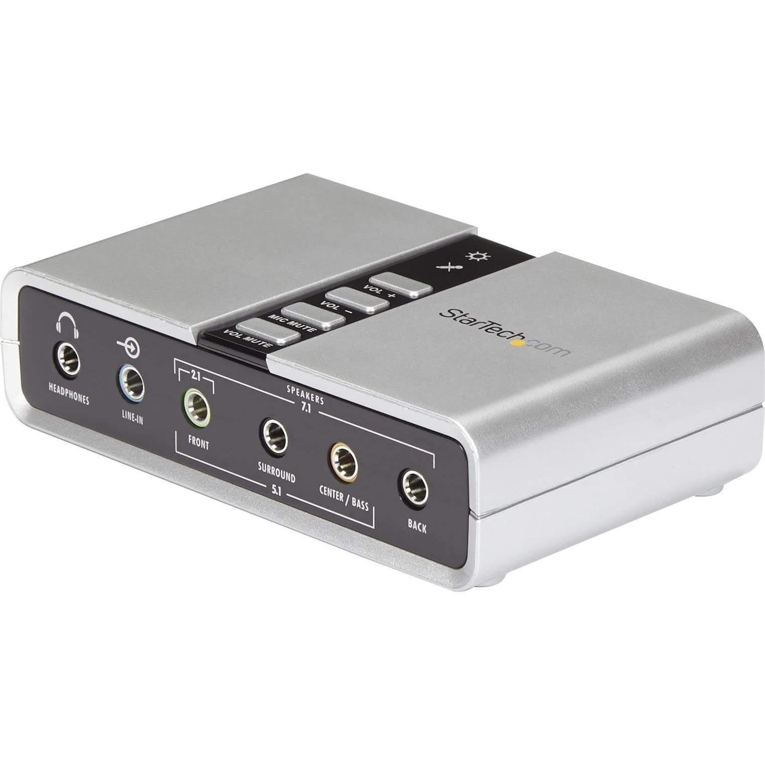 StarTech ICUSBAUDIO7D USB 7.1 External Sound Card SPDIF 3.5mm PC
