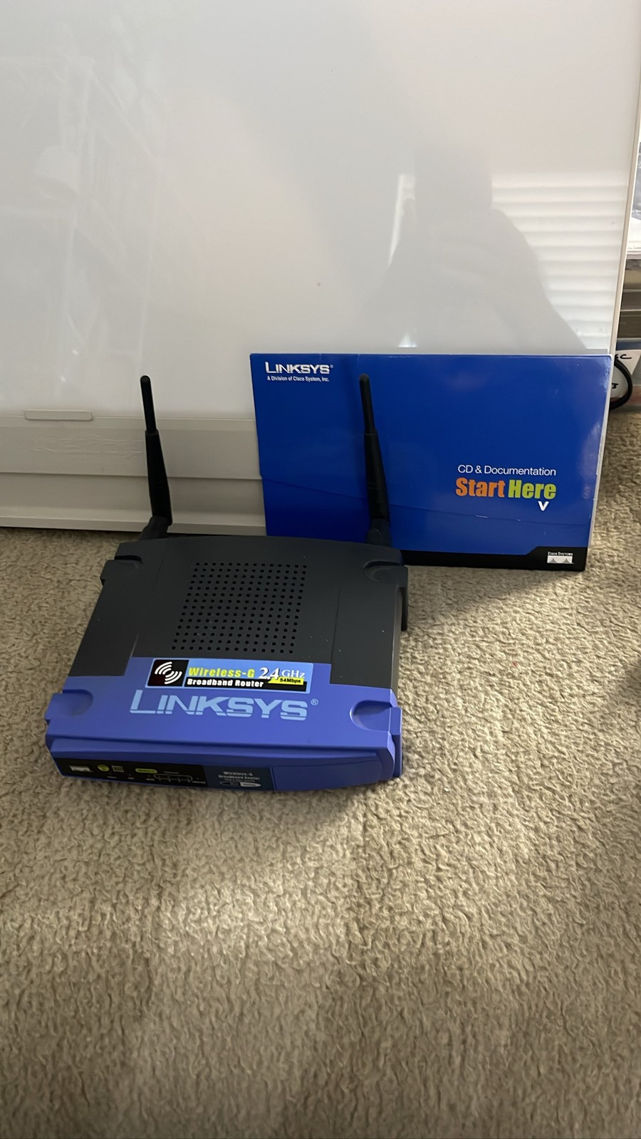 Linksys WRT54G Wireless-G Broadband Router 2.4GHz 54Mbps 4-Port Wi-Fi