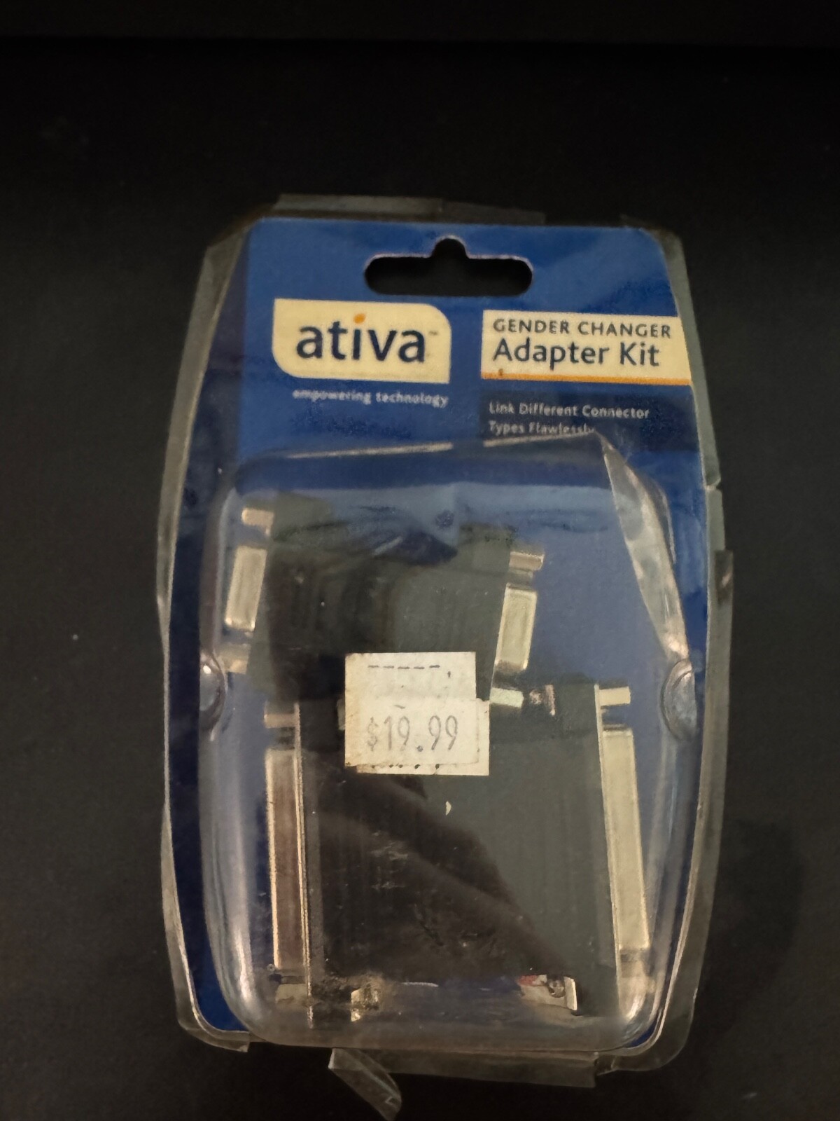 Ativa Gender Changer Adapter Kit DB9 DB25 Male/Female RS232 Serial NIP