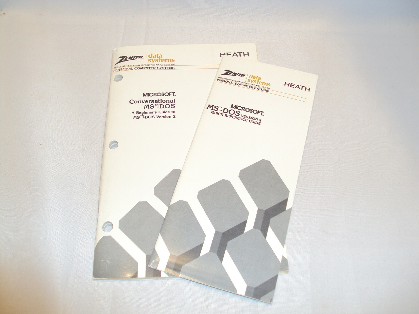 Heath Zenith Data Systems Microsoft MS-DOS Version 2 Manuals