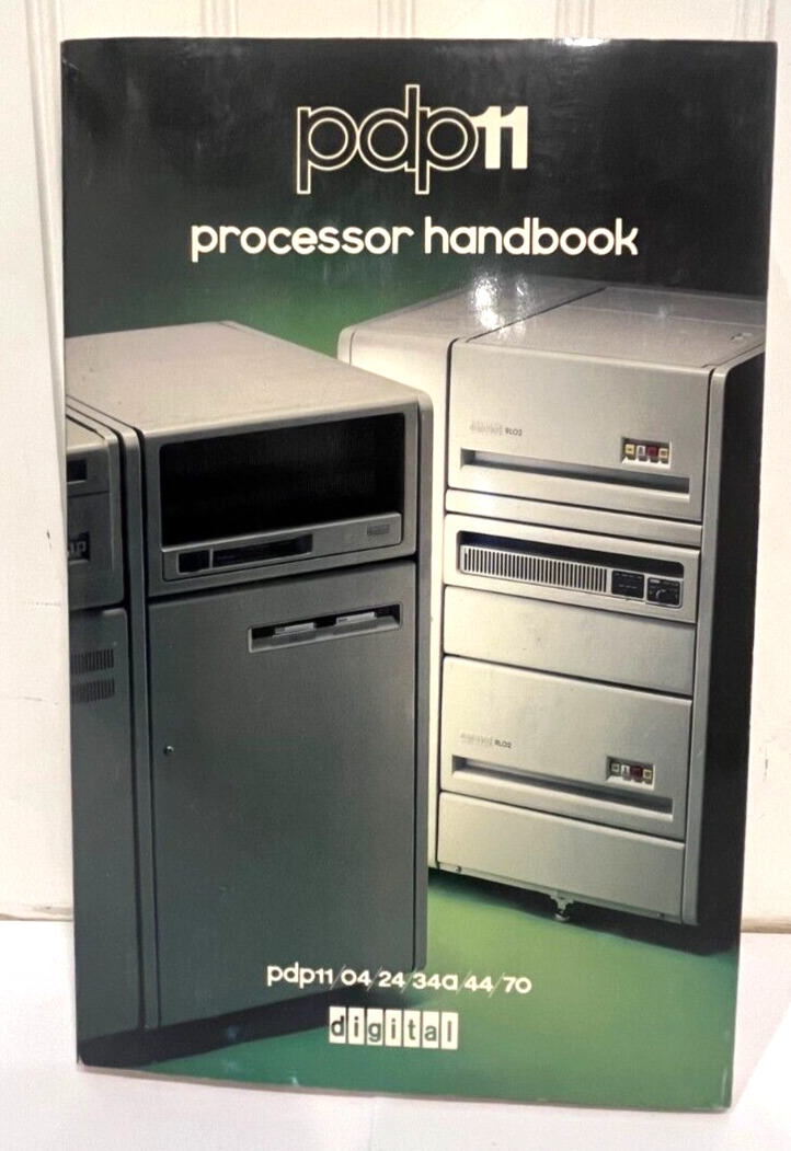 Digital Equipment Corp.  DEC PDP11 Processor Handbook - Vintage Computing 1981