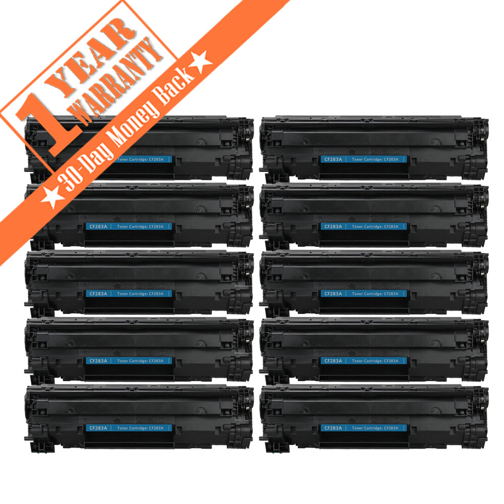 10 Pack 83A CF283A Toner Cartridge For HP Laserjet Pro M125nw M127fw M127fn mfp