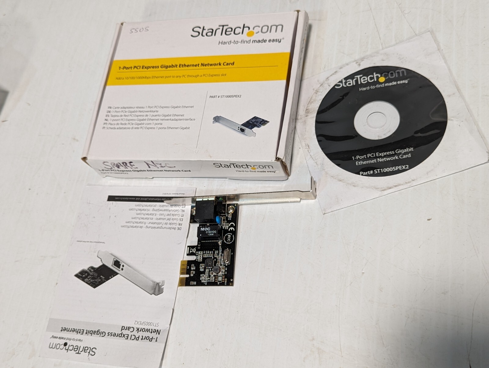 StarTech ST1000SPEX2 PCI Express Gigabit Network Card 3E-15