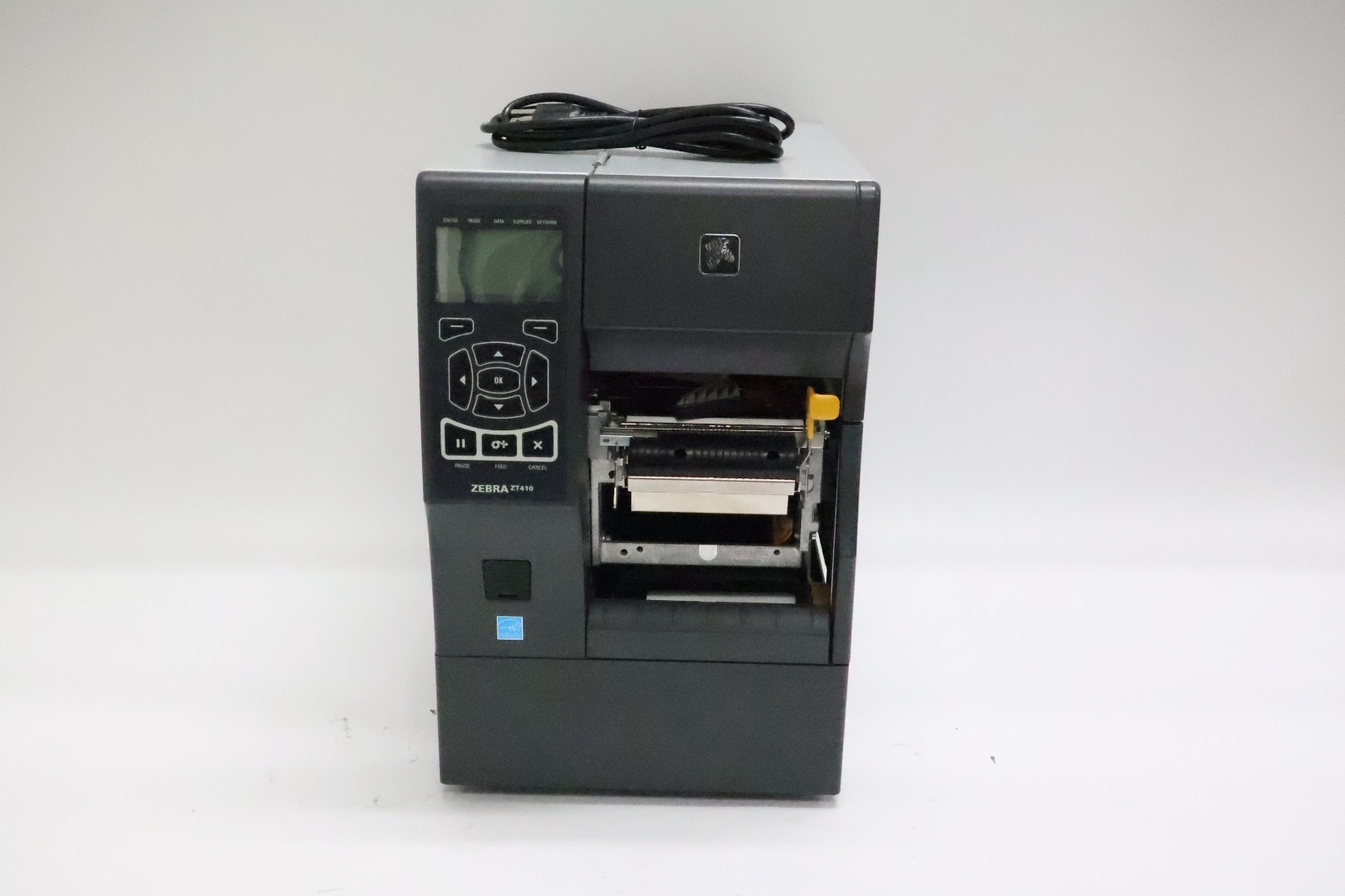 Zebra ZT410 Industrial Thermal Label Printer - Tested Working - NO PRINTHEAD
