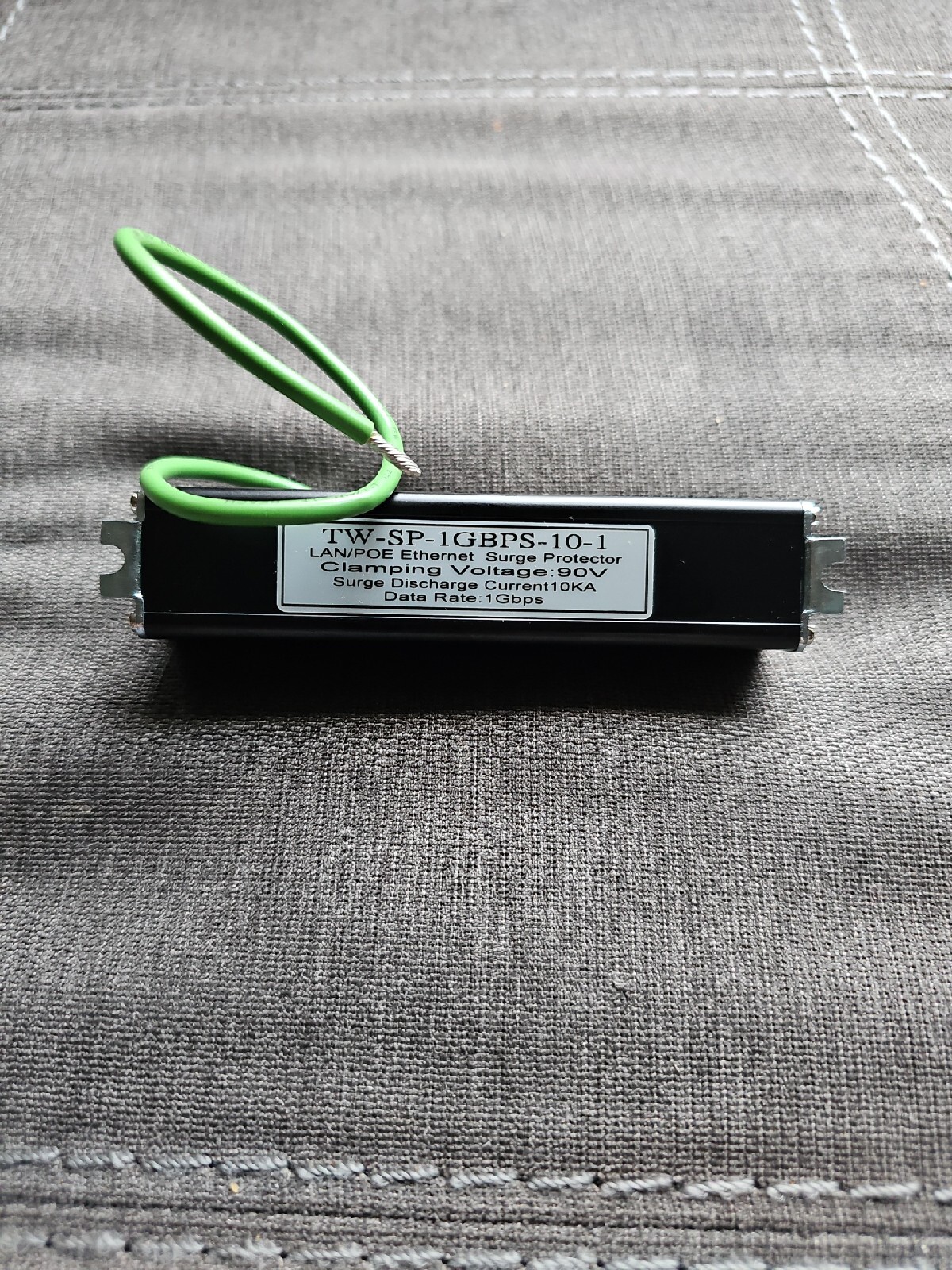 Terrawave Solutions 378084  TW-SP-1GBPS-10-1 LAN/PoE Surge Protector Ethernet