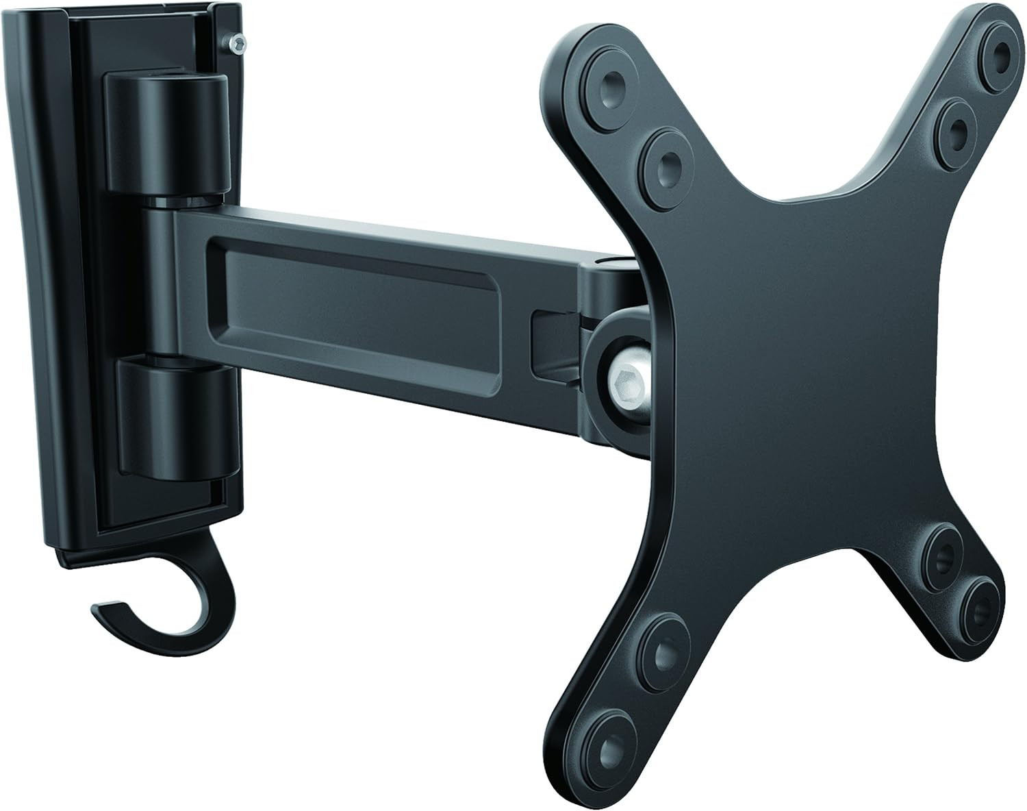 Startech Monitor Wall Mount 13In to 34In, 33.1Lb/15Kg, Single Swivel, Black