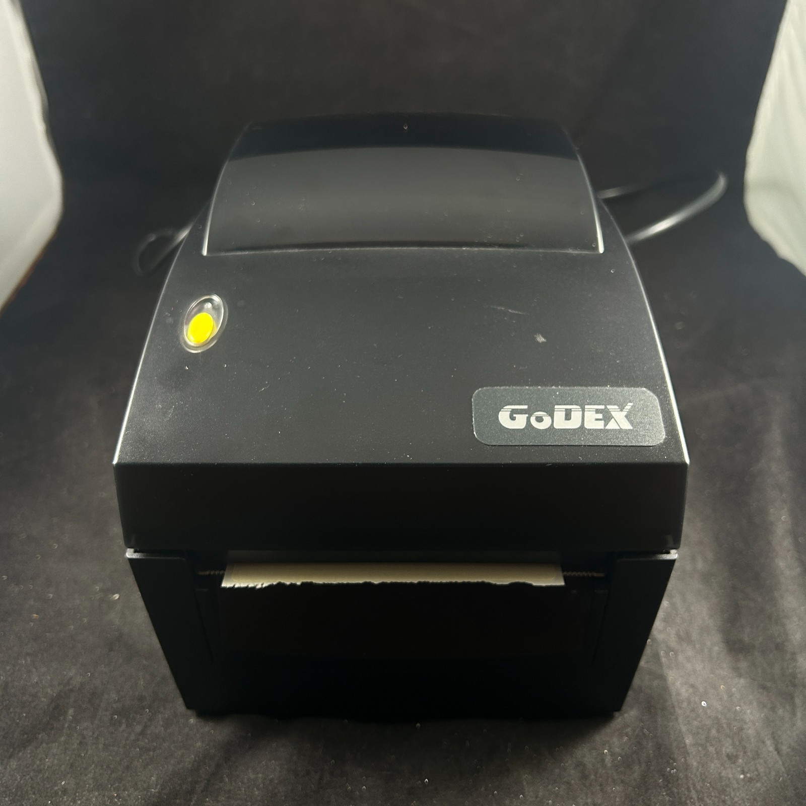 GoDEX MODEL DT4x THERMAL LABEL PRINTER WITH POWER SUPPLY WIRED BLACK TESTED