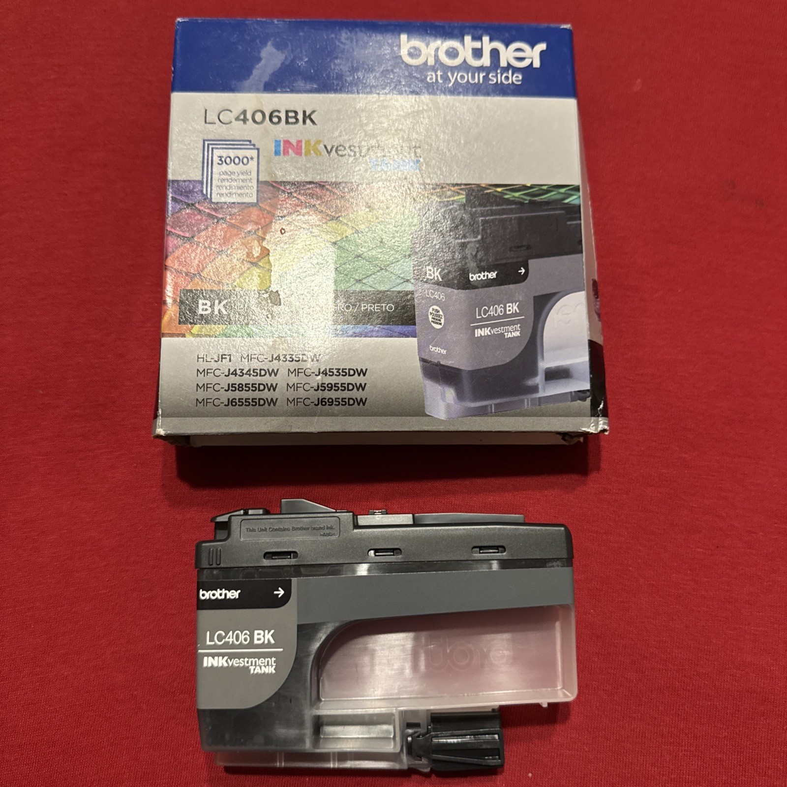 Brother LC406XL-BK Genuine High-Yield Ink Cartridge - Black