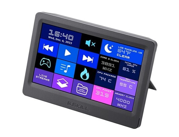 G SKILL WiGiDash PC Command Panel  "Express Ship"
