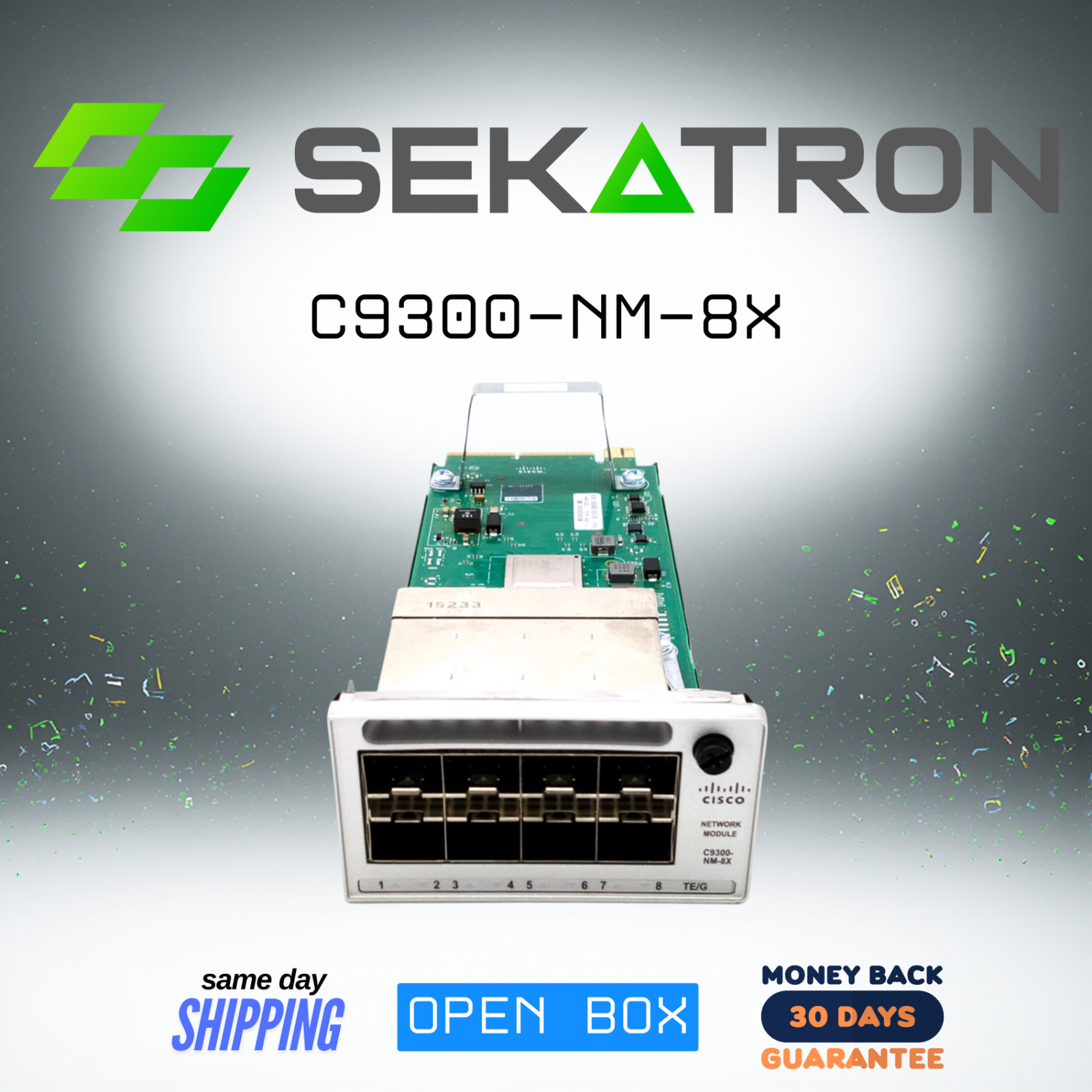 🔗 NOB Cisco C9300-NM-8X Catalyst 9300 Series 8× 10G Network Module ⚡FastShip