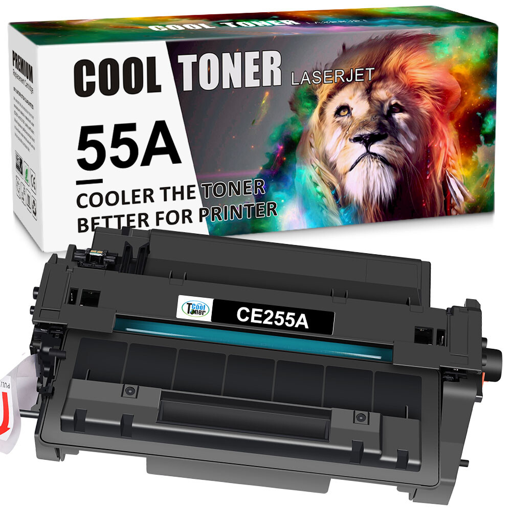 1 PACK CE255A Toner Cartridge Compatible With HP 55A LaserJet Pro M521dn M521dw