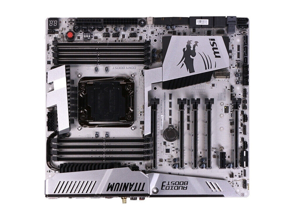 MSI X99A XPOWER GAMING TITANIUM LGA2011-V3 Intel X99 USB3.1 Motherboard With I/O