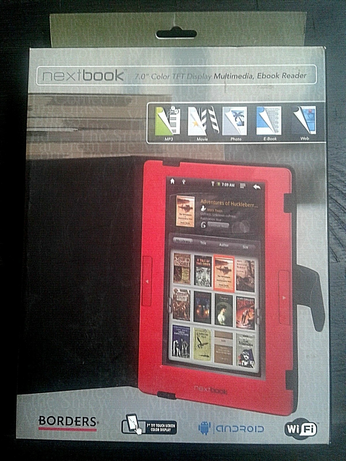NEW OPEN BOX NextBook NEXT2 7-Inch Touch Screen Android Tablet- RED