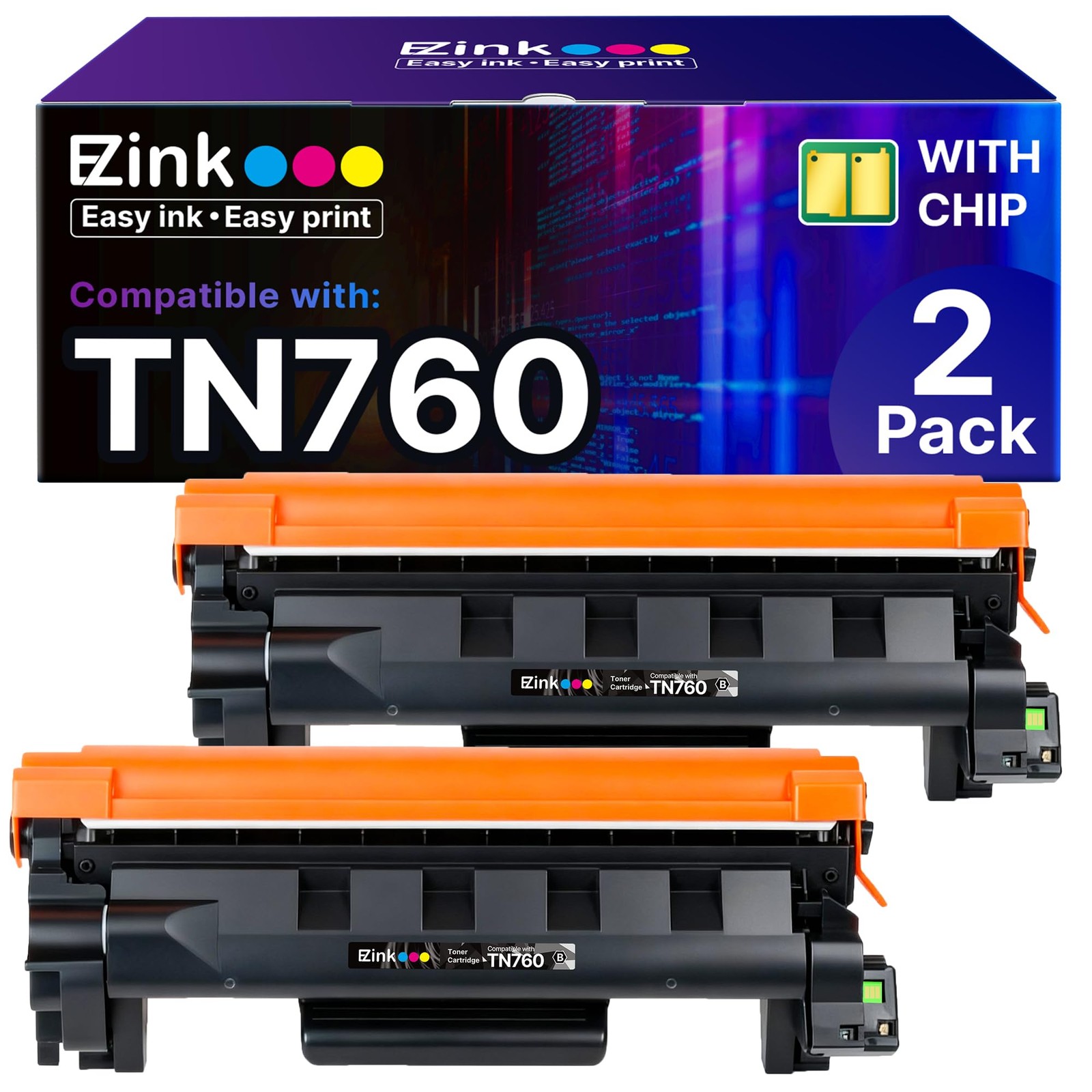 E-Z Ink TN760 TN730 Toner Cartridge for Brother Printer
