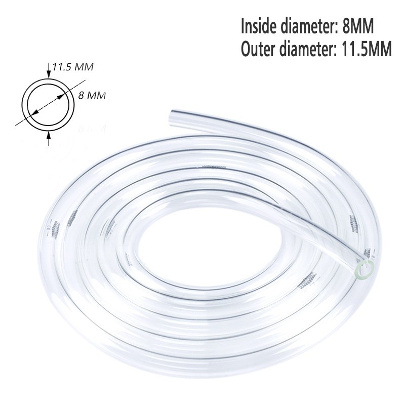 3 Meters Hose Inner Diameter 8mm PVC Pipe PC Water Cooling System Fittings DIY