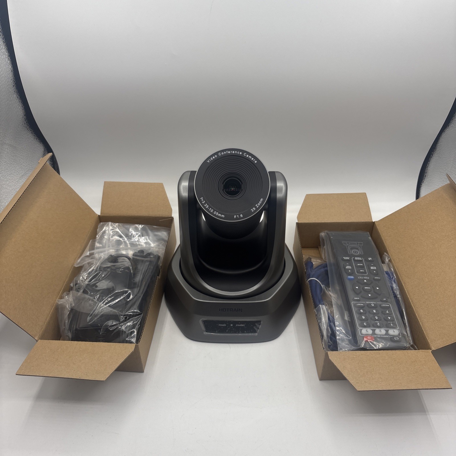 Webcam Conference Room Camera 3X Optical Zoom Full HD 1080p USB PTZ Video Confer
