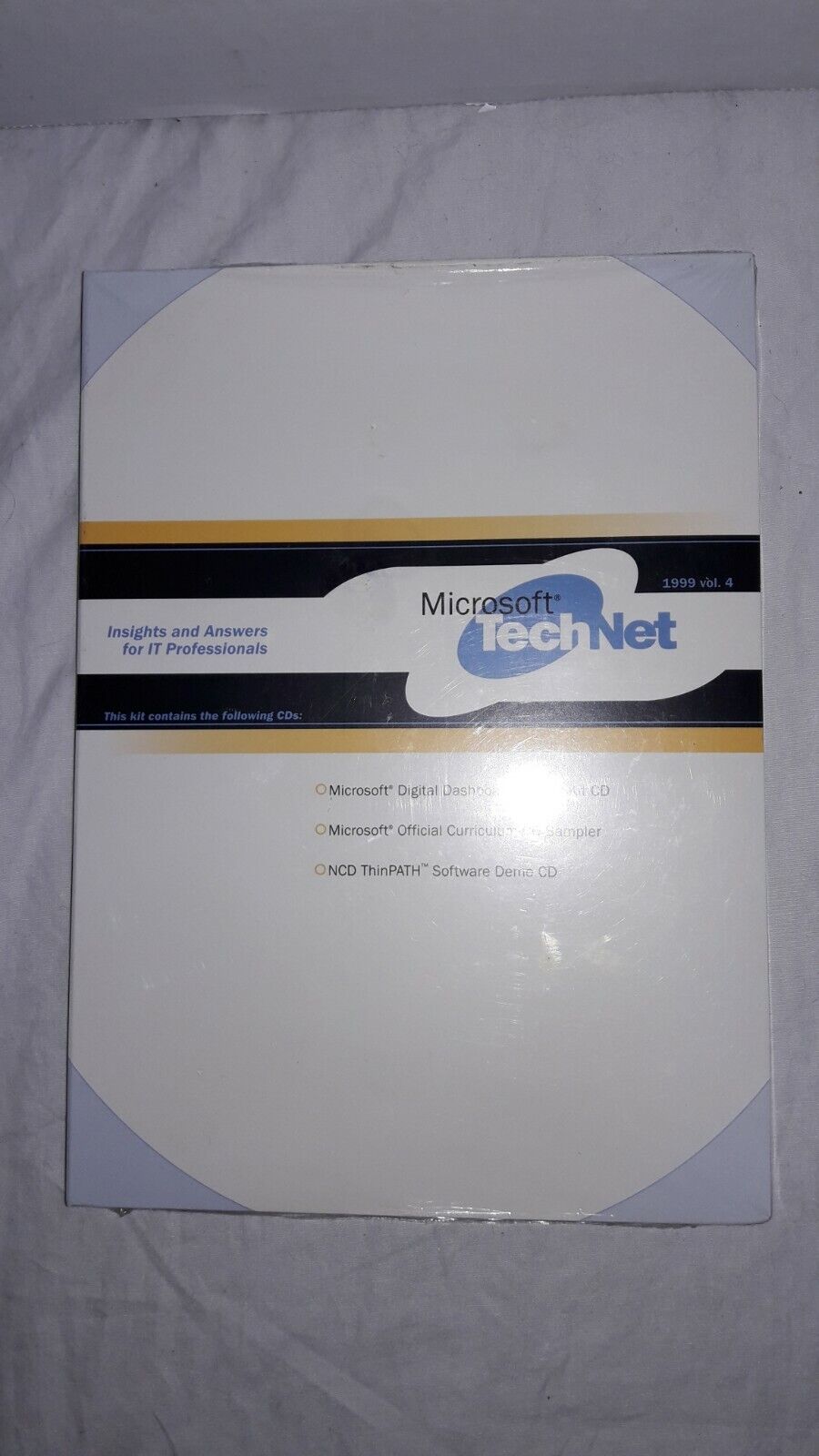 Microsoft Technet, 1999, Vol. 4, 3 CD's, Microsoft Corp. 1999