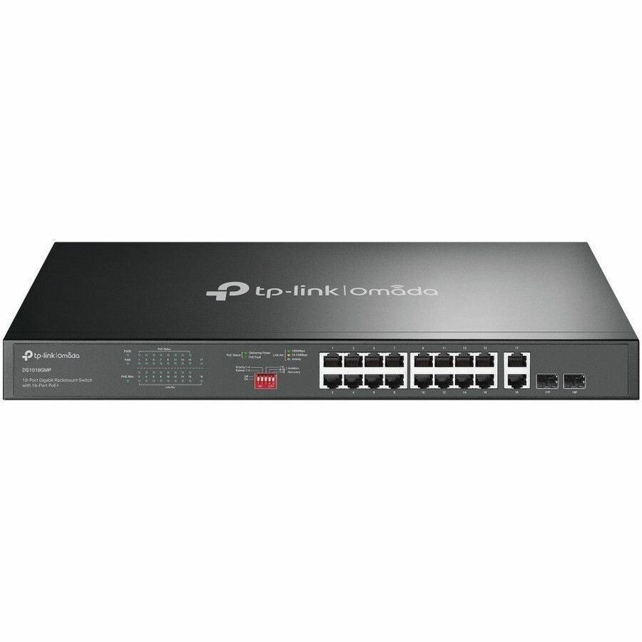 TP-Link Omada 18-Port Gigabit Rackmount Switch with 16-Port PoE+ (ds1018gmp)