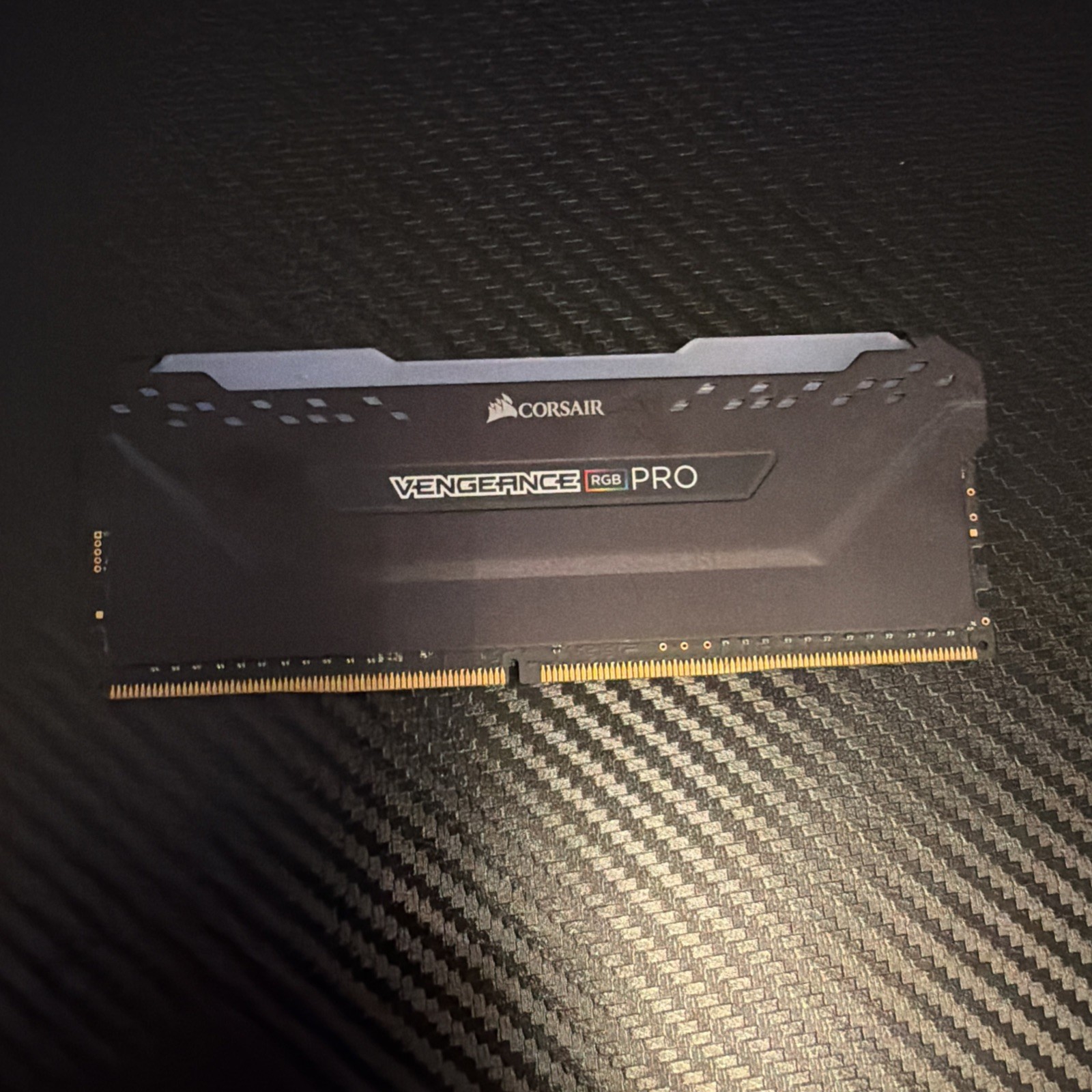 Corsair Vengeance RGB PRO 8 GB Desktop Memory (CMW16GX4M2A2666C16) - Black