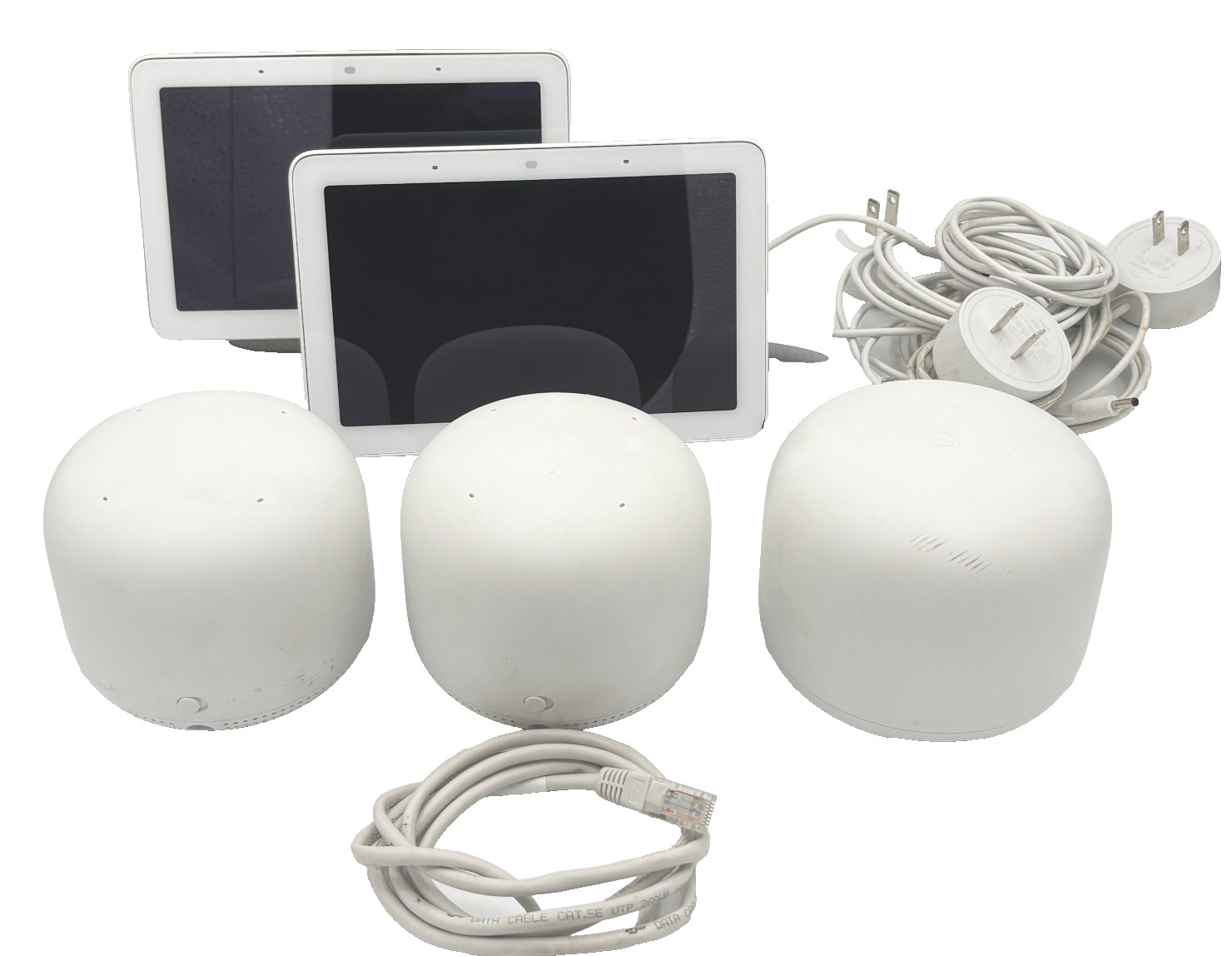 Google Nest Wifi Router and Two Point & Two Displays Working Condition