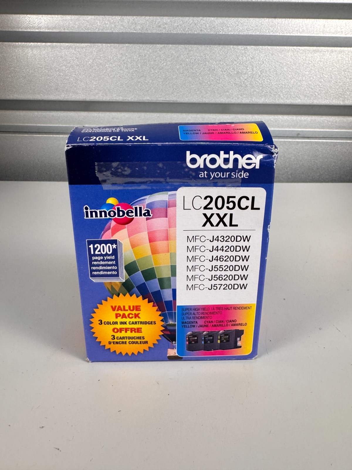 Brother LC205CL XXL Ink Set MFC-J6920DW J6720DW Yellow/Cyan Used OEM