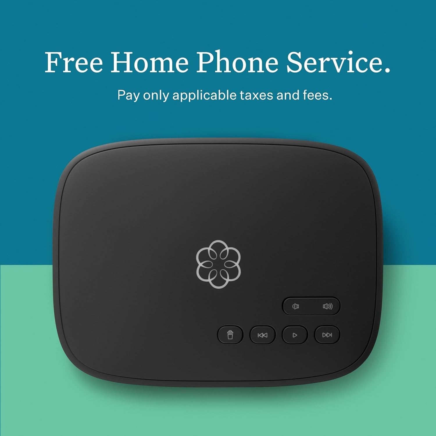 Ooma Telo VoIP Free Internet Home Phone Service. Certified Refurbished.