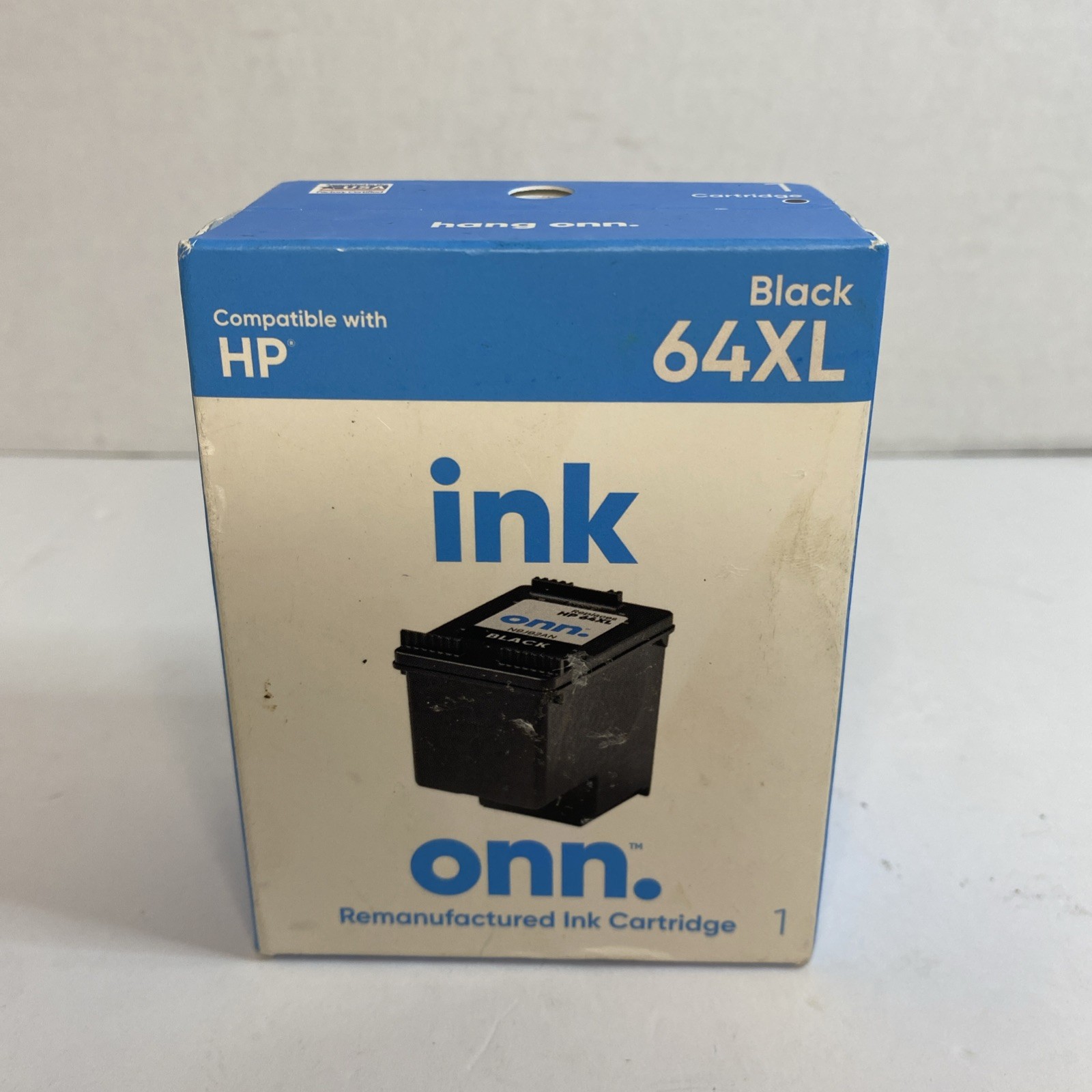 New Sealed Re-manufactured ONN Ink High Yield Cartridge for HP 64XL BLACK 11/21
