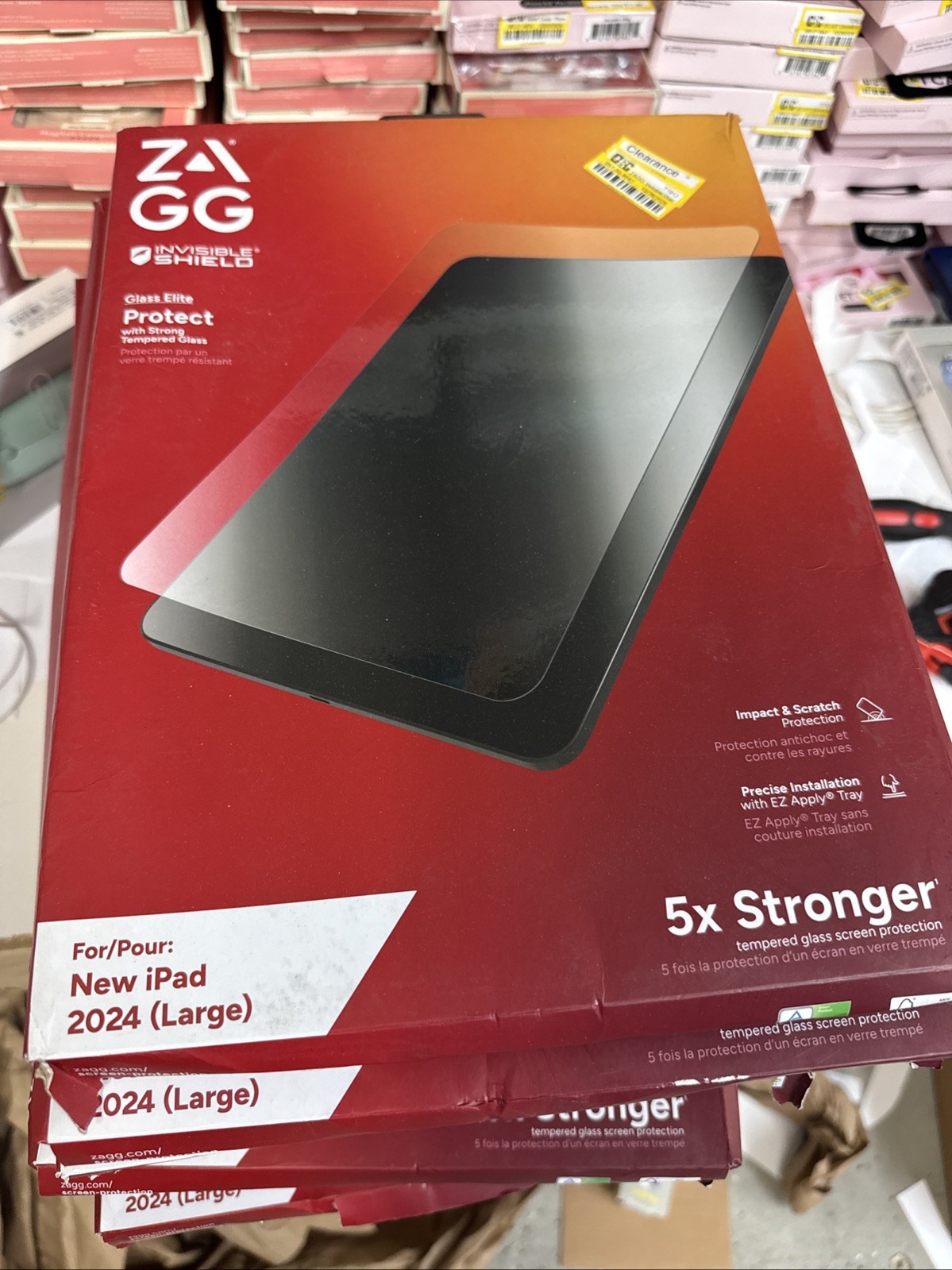Zagg Invisible Shield Glass Elite Screen Protector for iPad 2024 (large)