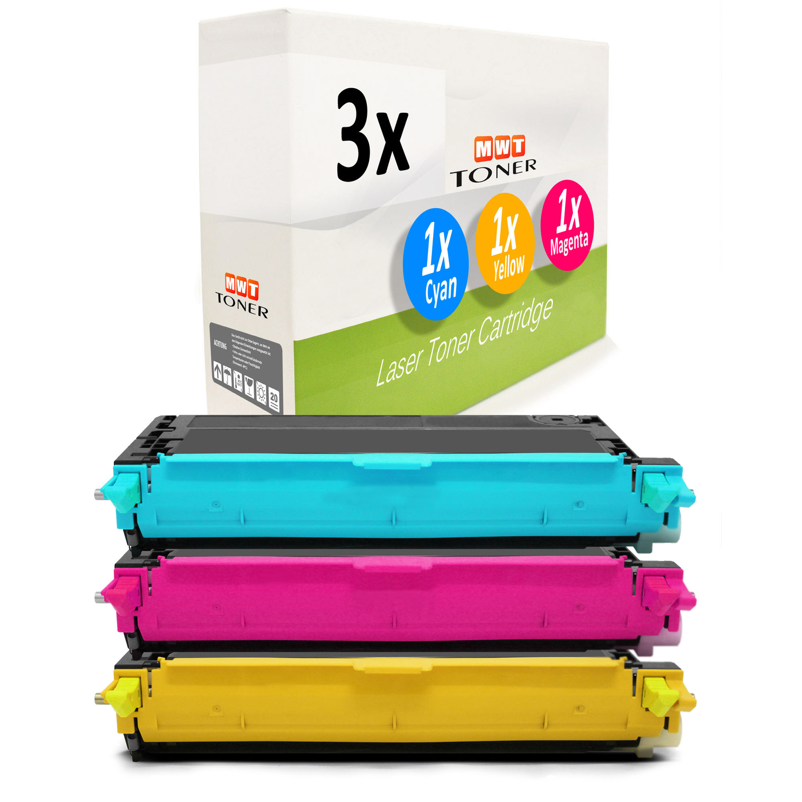 3x Toner for Lexmark X-560-N X-560-DN