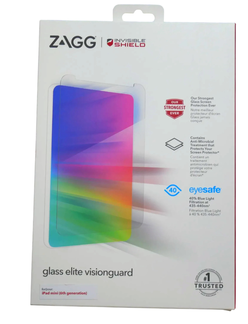 Lot 5 ZAGG - Glass Elite VisionGuard+ iPad Mini 8.3" (Gen 6) - Clear
