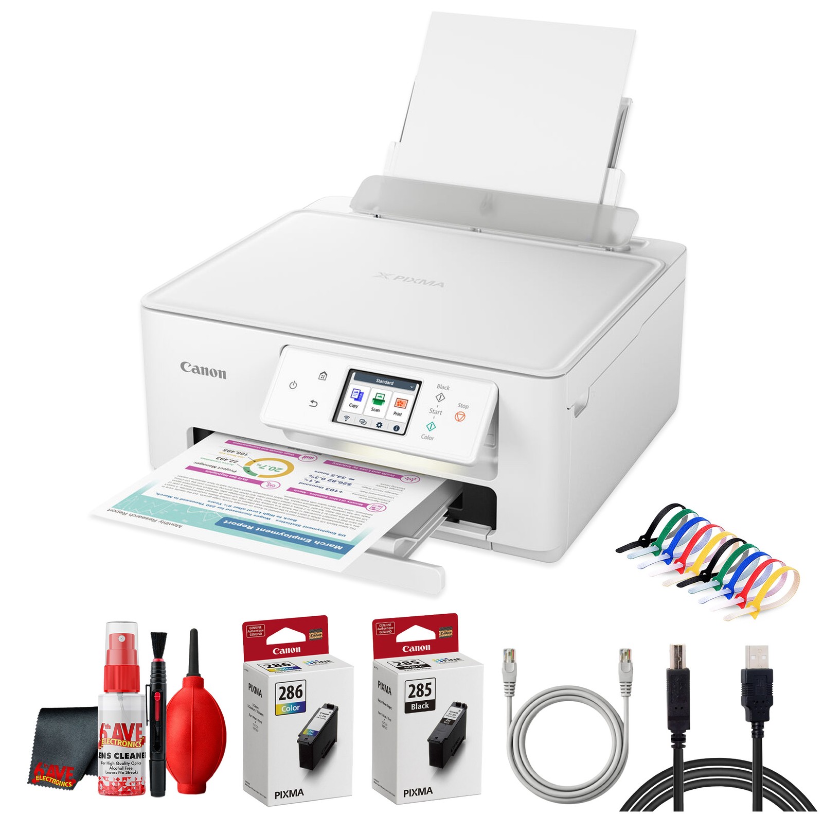 Canon PIXMA TS7720 Wireless All-in-One Inkjet Printer Bundle
