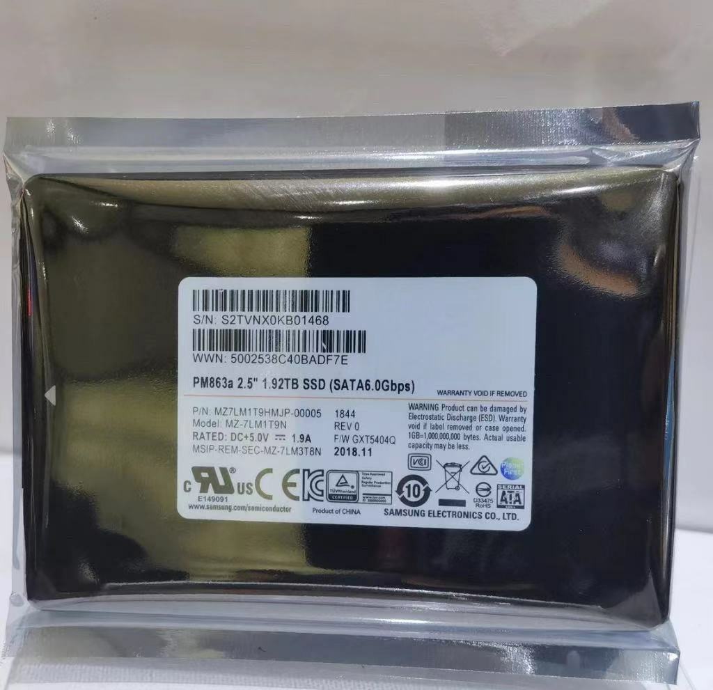 compatible Samsung 1.92TB SSD MZ-7LM1T9N SATA MZ7LM1T9HMJP-00005 SSD