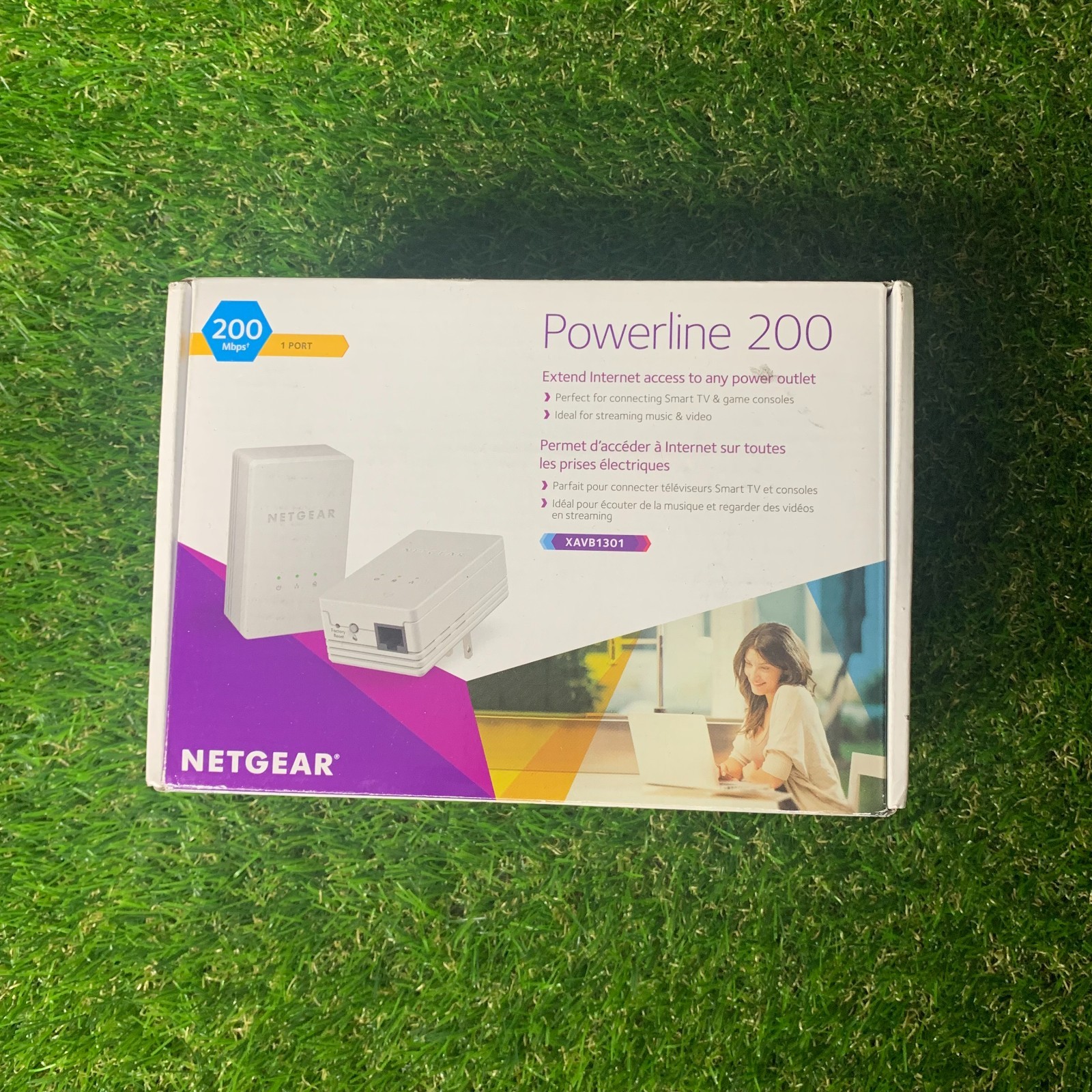 Netgear Powerline 200 Network Adapter Kit Model XAVB1001 XAVB1301 Working