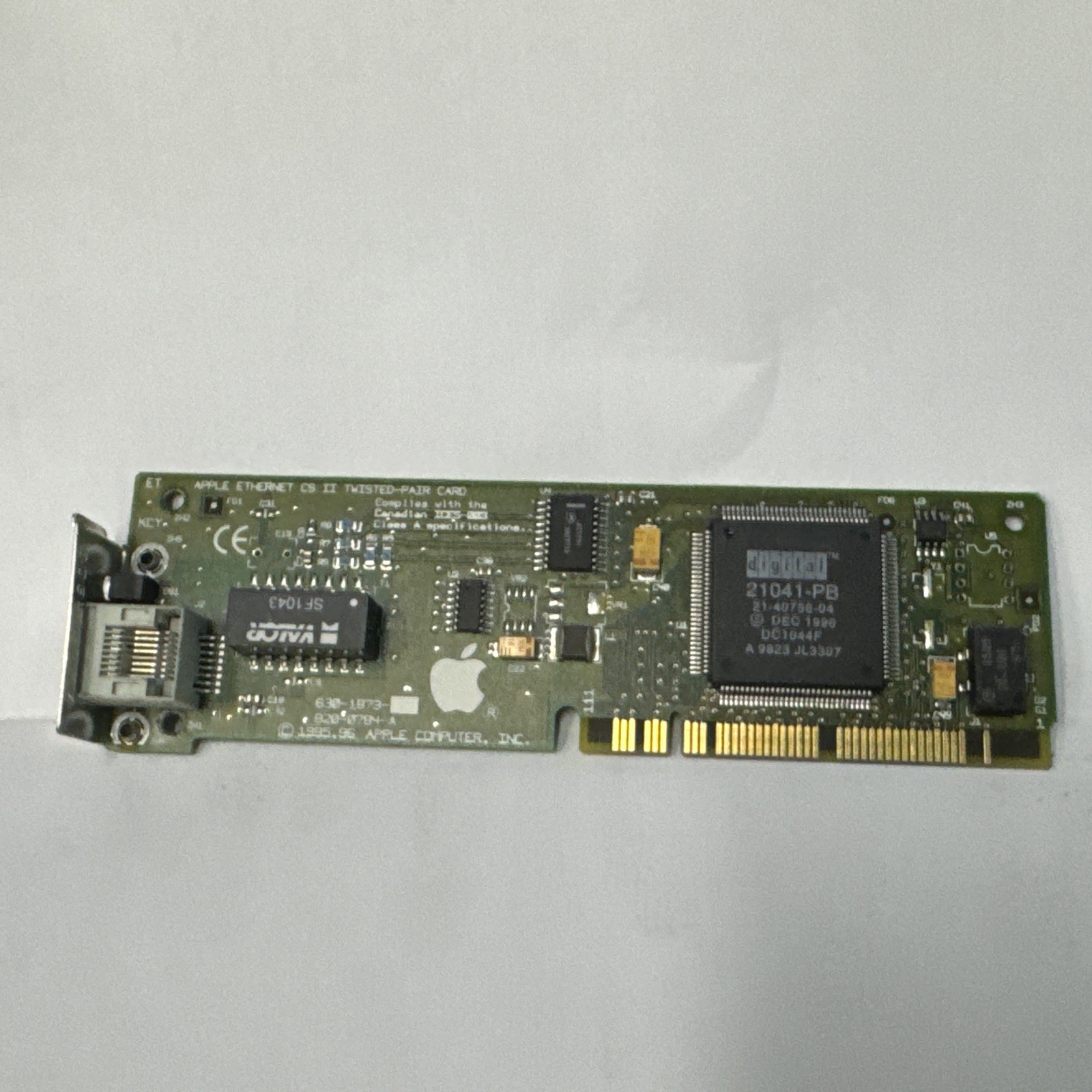 Vintage Apple Ethernet CS II Twisted Pair Ethernet Network Card Power Mac 4400