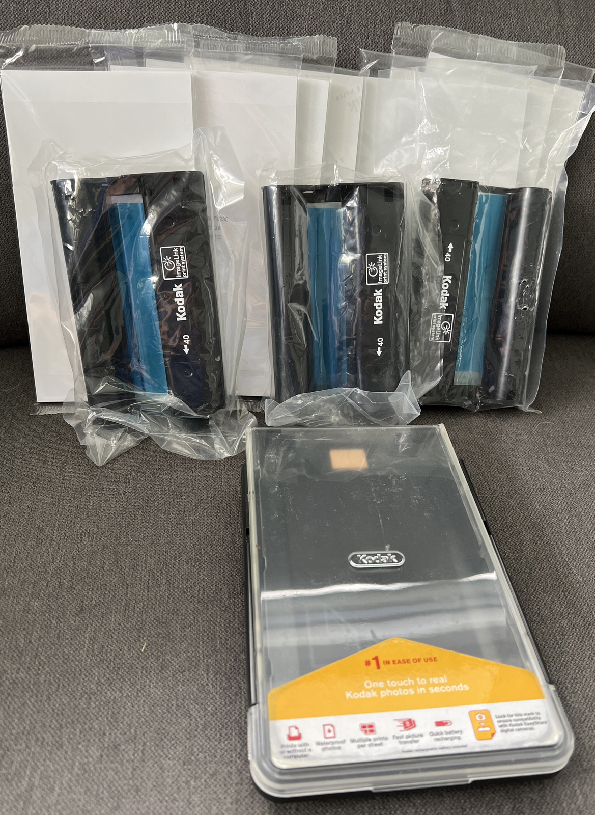 Kodak Easyshare PH-40 Color Cartridges & 140 Sheets 4" x 6" Photo Paper