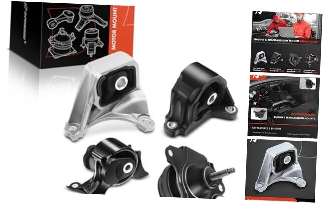 4PCS Engine Motor Mount Transmission Mount Set [Manual Transmission]