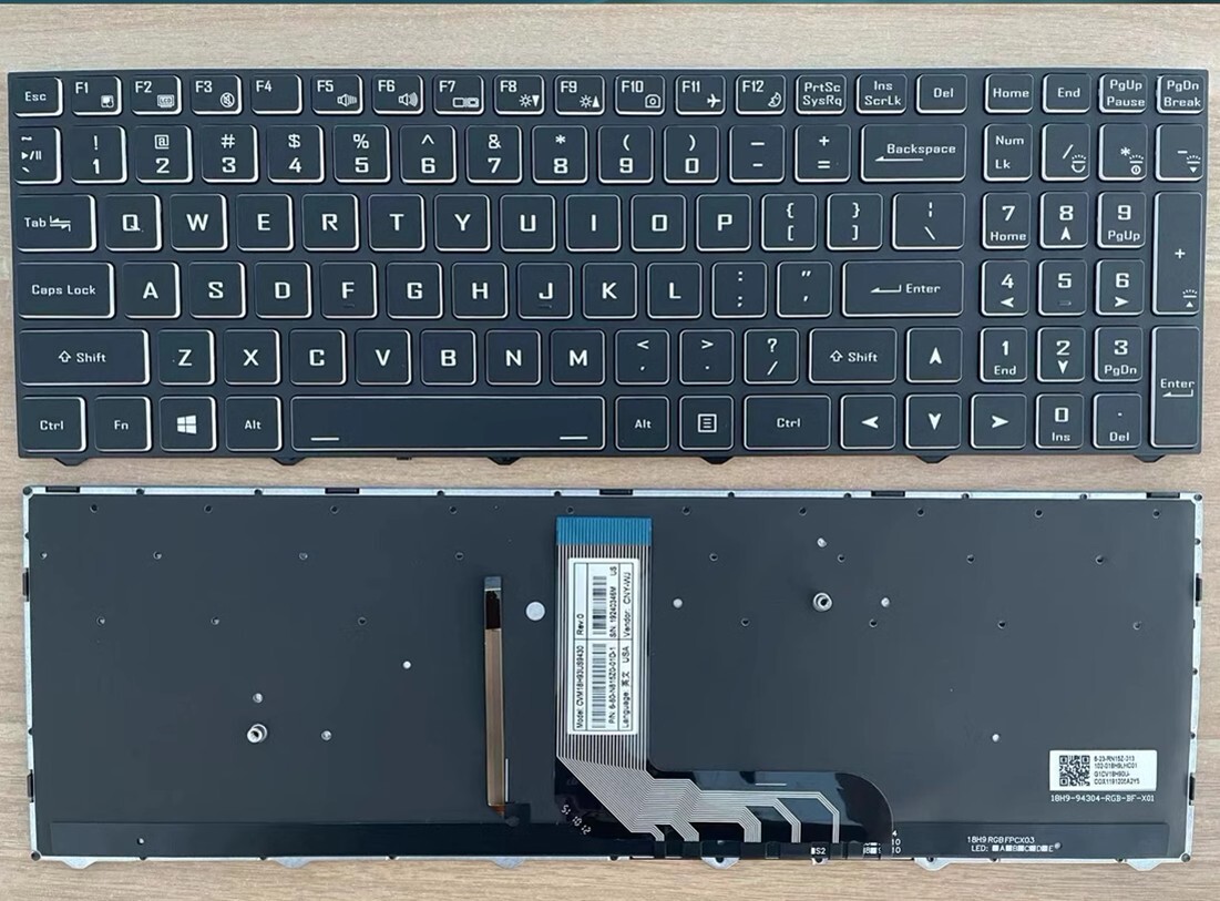 New For Clevo PC70DN2-D PC70DF1 PC70DF1-D PC70DD2 US/English keyboard backlit