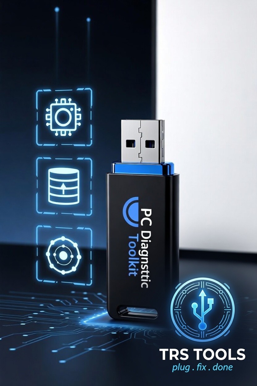 Bootable PC Diagnostic & Maintenance Toolkit USB - System Utilities Tool