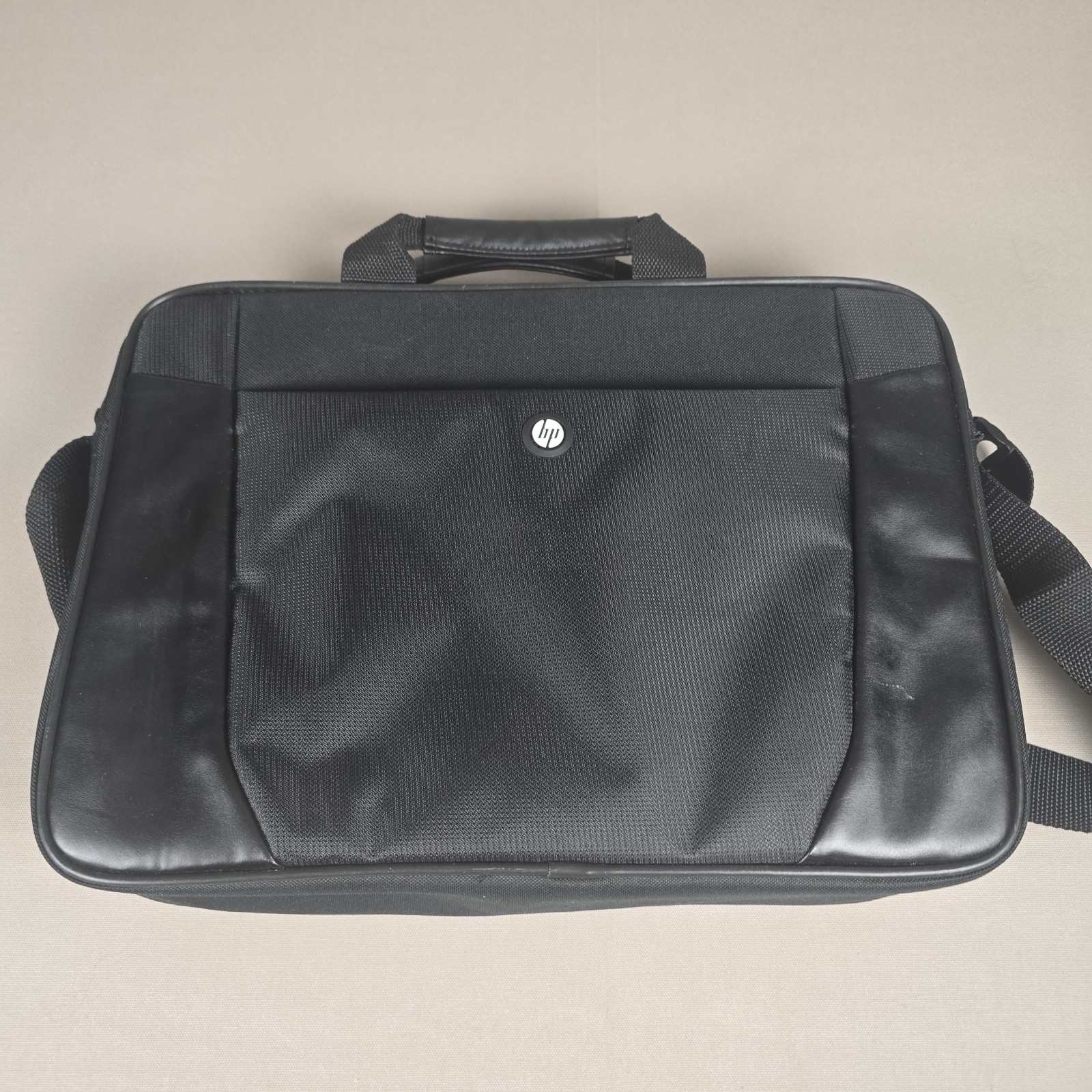 HP Essential / Business Top Load Laptop Notebook Case With Strap Extra Sleeve