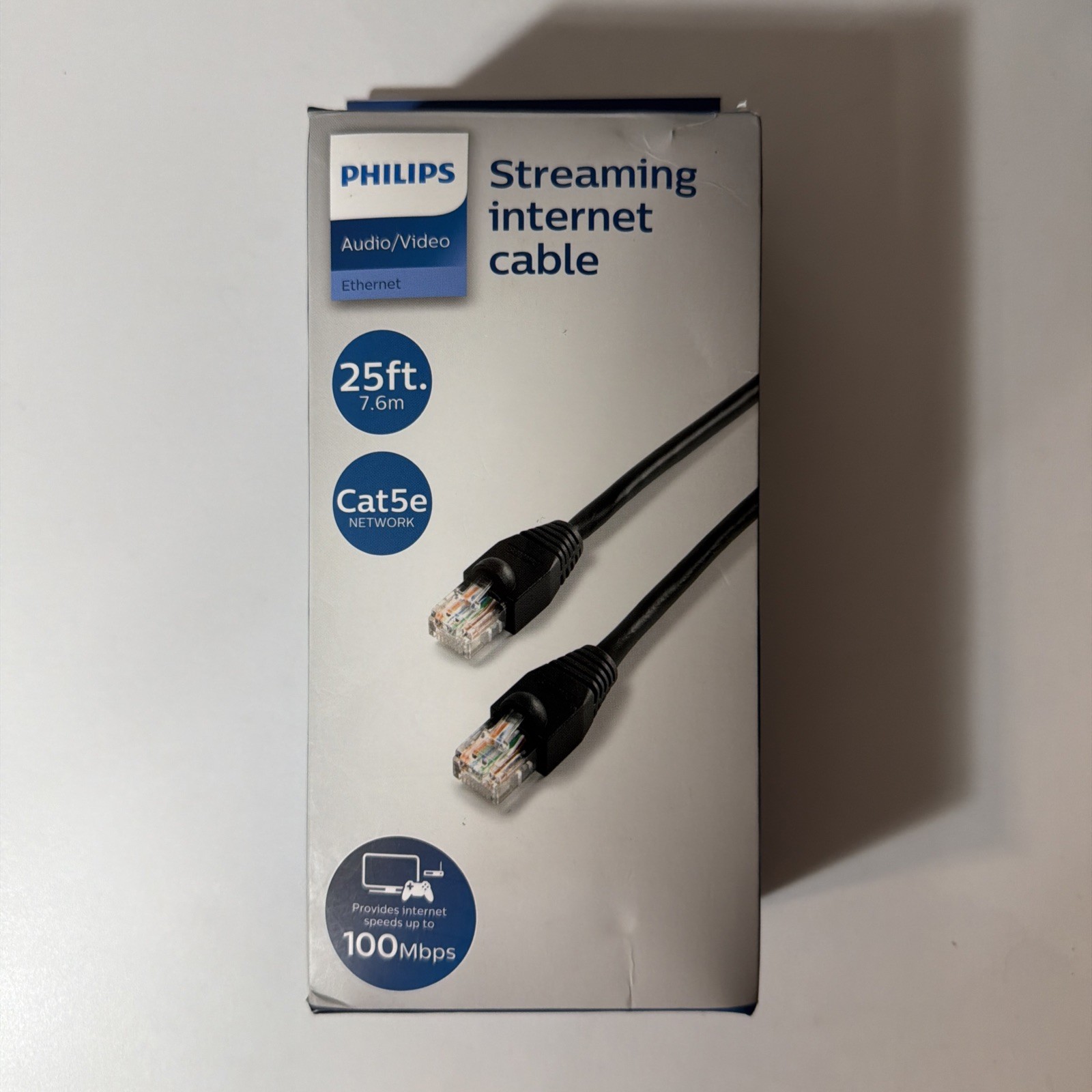 Philips 25ft Streaming Internet Cat5e Cable