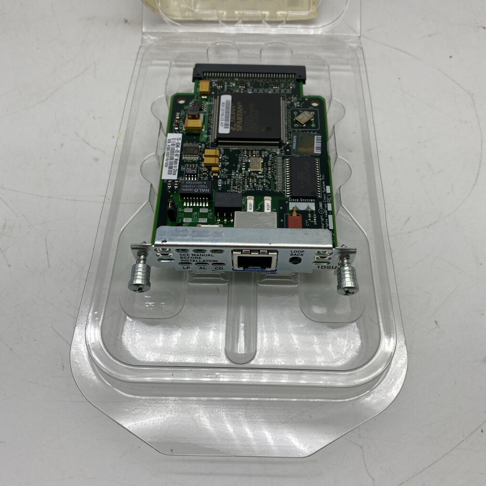 CISCO T1 DSU/CSU WAN INTERFACE CARD WIC-1DSU-T1-V2 800-22193-03