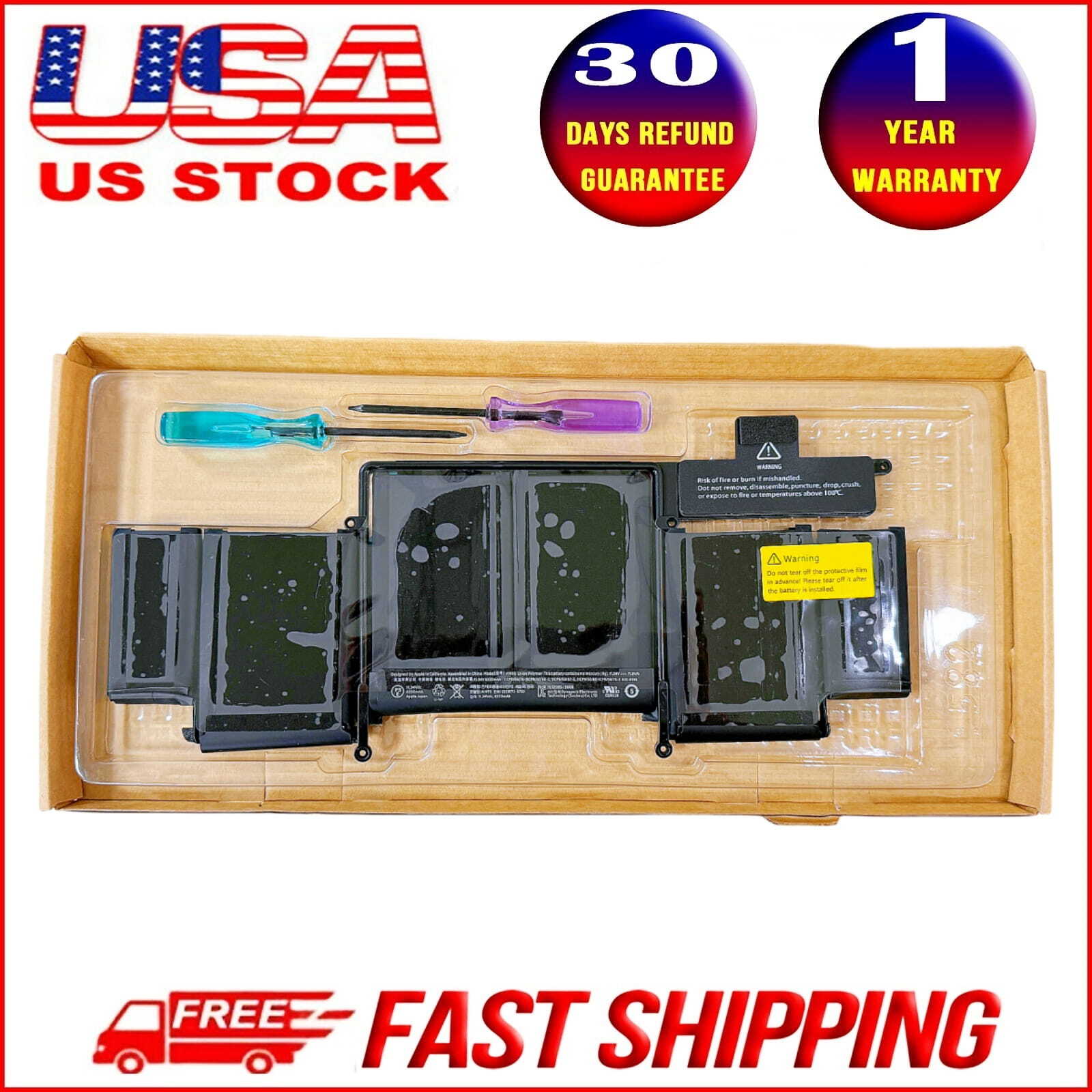New Genuine OEM A1493 Battery for Macbook Pro 13" Retina A1502 Late 2013 Mid2014