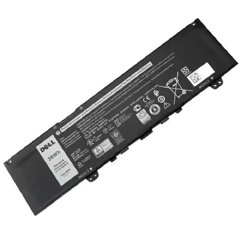 Genuine F62G0 Laptop Battery For Dell Inspiron 13 7370 7373 7380  Vostro 5370