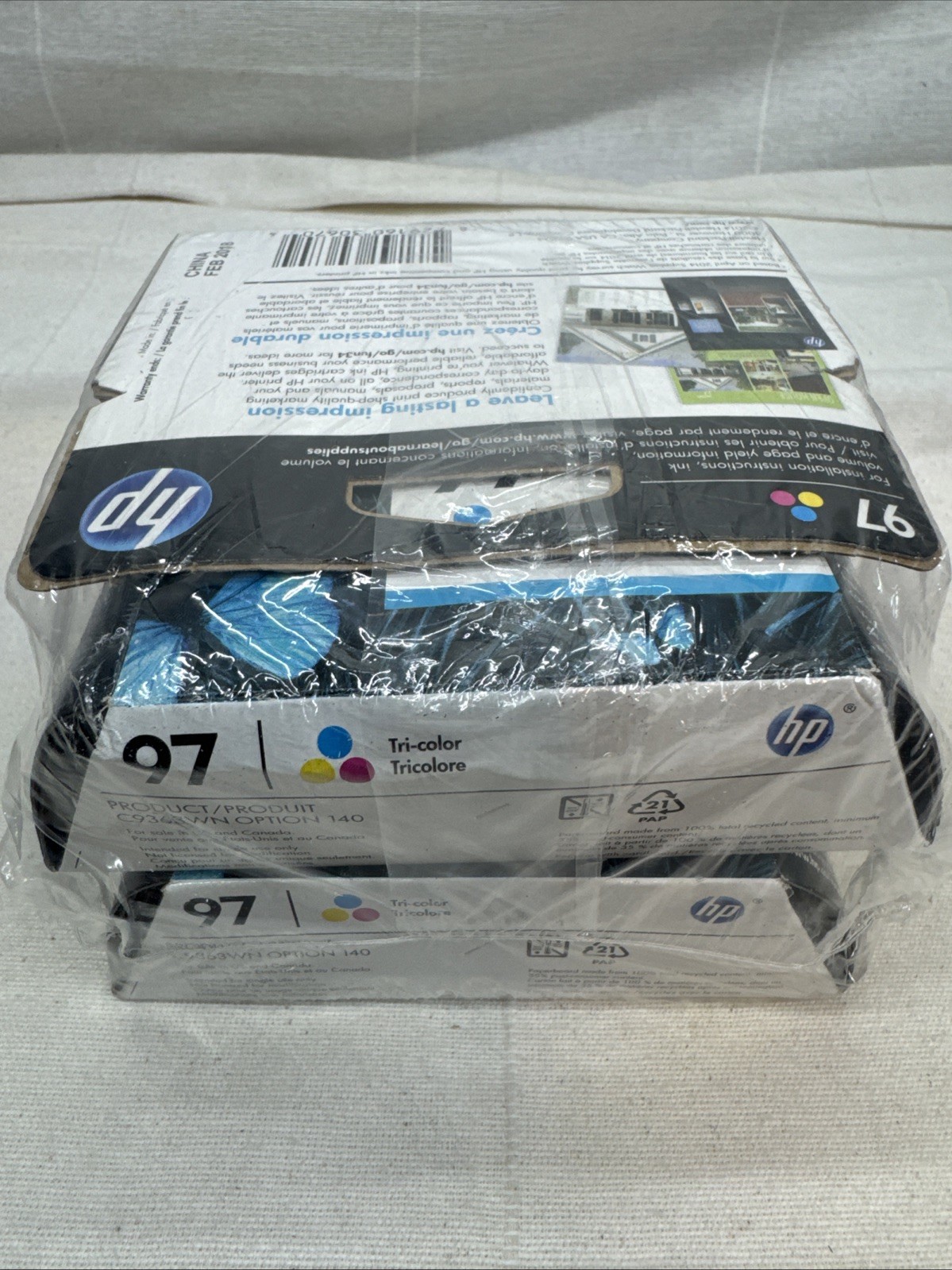 HP 97 C9363WN#140 Ink Cartridge - Tri-Color - Exp 06/2018 Brand New Lot Of 4
