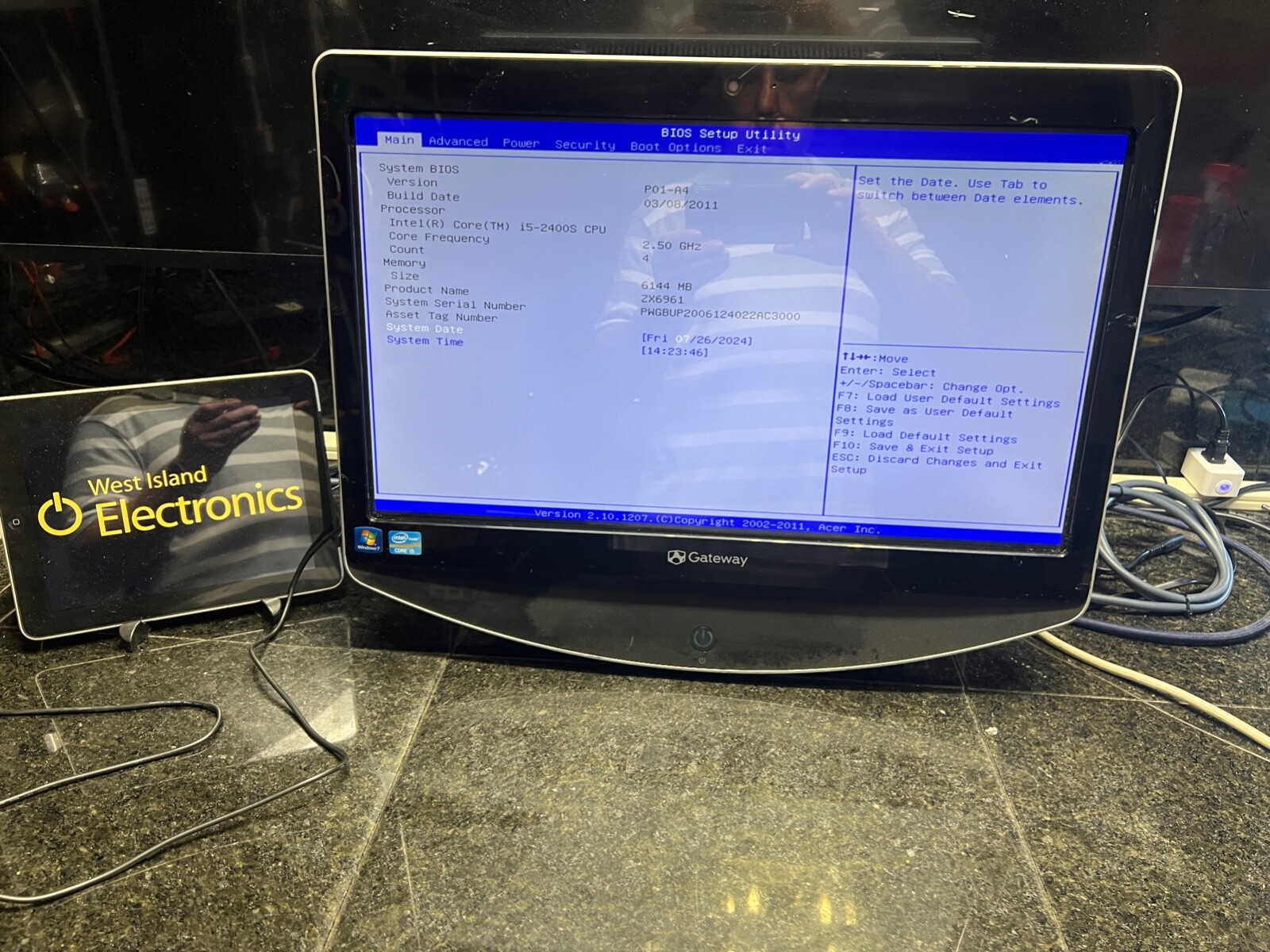 Gateway All-in-one ZX6961-NO OS
